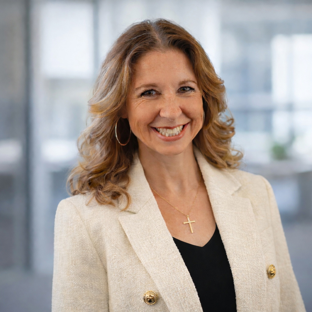 Professional portrait in office setting